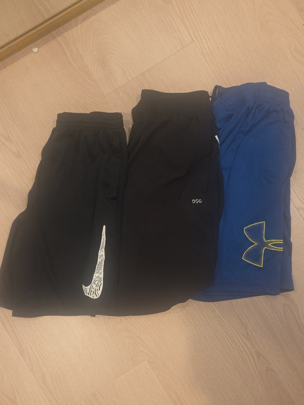 3 Pairs Of Athletic Shorts (Nike, DSG, Under Armour)